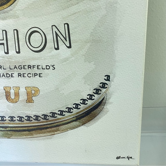 OLIVER GAL Fashion Soup Can On Canvas Print 24”H x 16”W - Picture 4 of 8